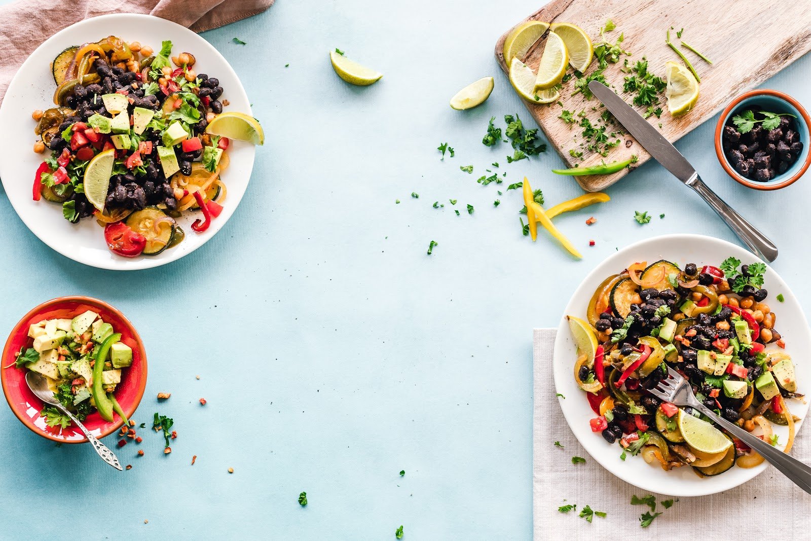 healthy-colorful-food-citrus-zucchini-beans-avocado