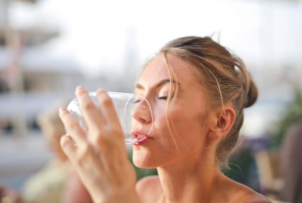 Woman Drinking Water 2