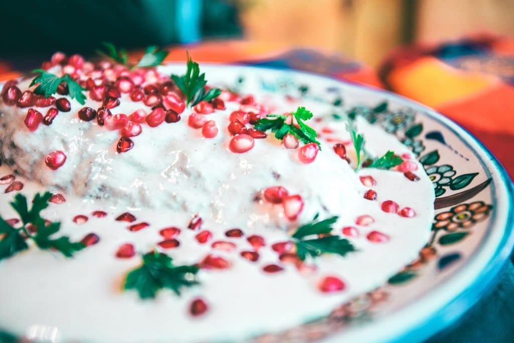 close-up-of-a-creamy-desert