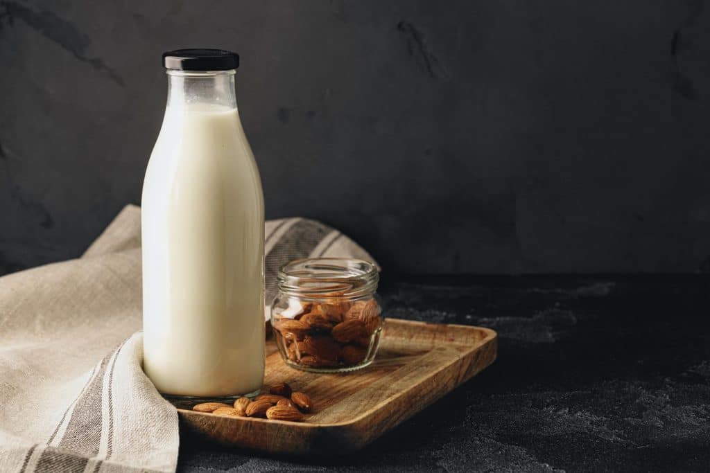 almond milk vegan alternative to animal milk